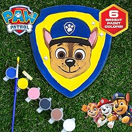 Paint Your Own Paw Patrol Stepping Stone, Paw Patrol Toys, Arts and Crafts for Kids Ages 4-12, Craft Kits, Toddler Activities, and Stepping Stones for Creative Fun