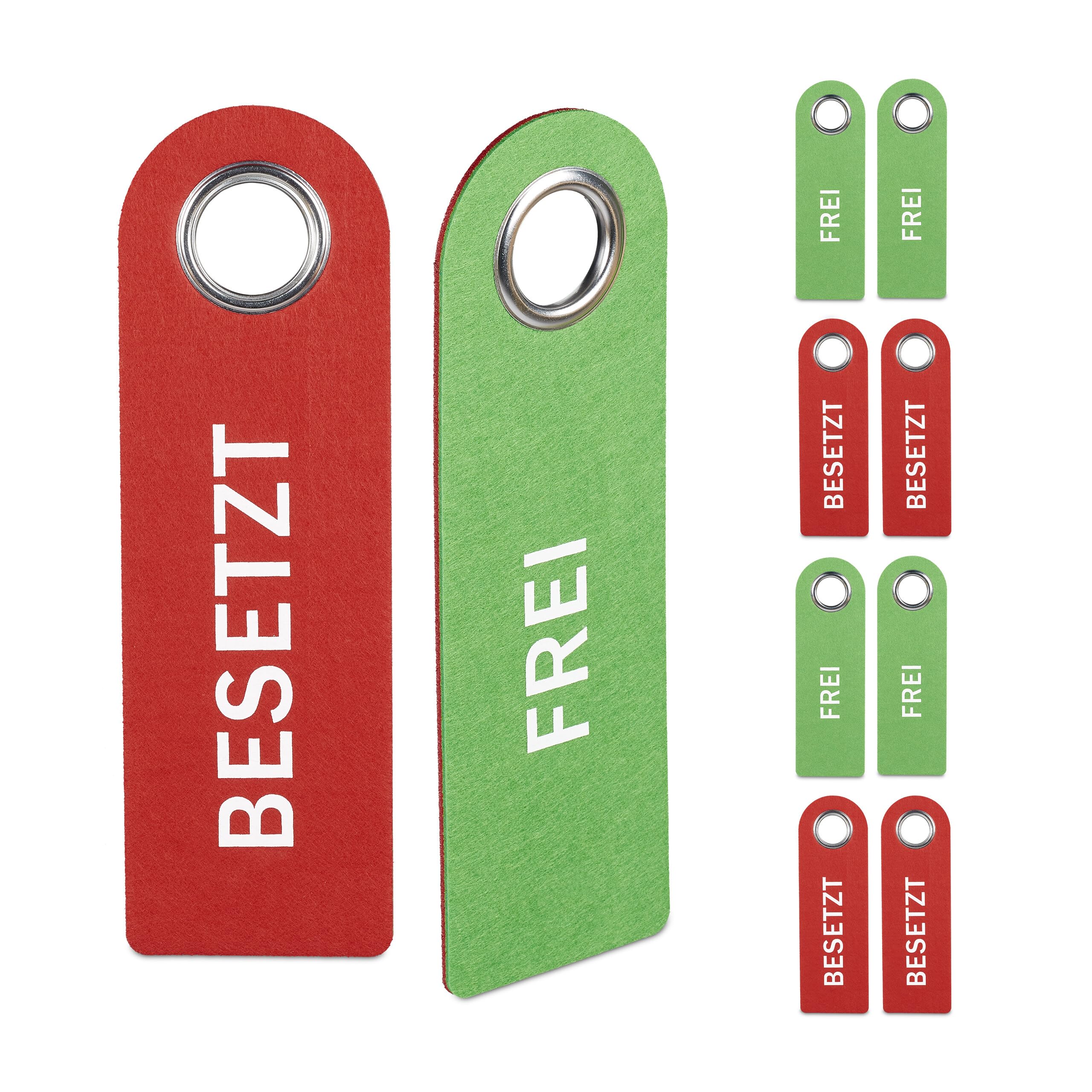 Türschild Frei/Besetzt Selbstklebend - Modernes Anzeigeschild Für Büro & Badezimmer