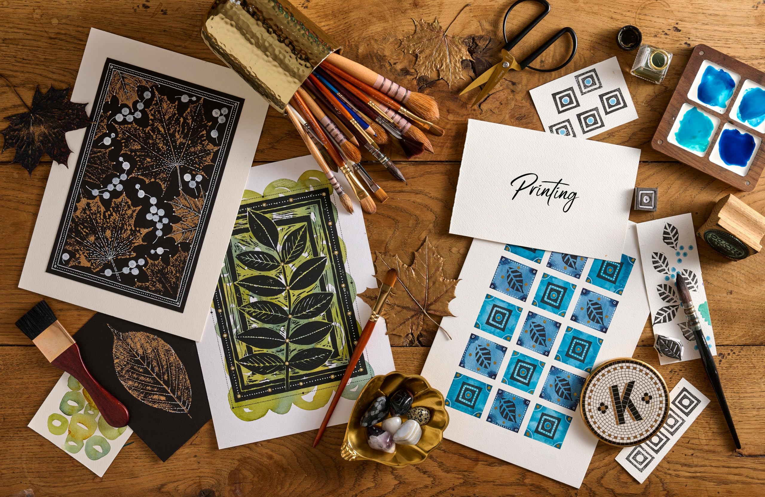 Creative Abstract Mixed Media : The Beginner's Guide to Expressive Painting with Watercolor and More!