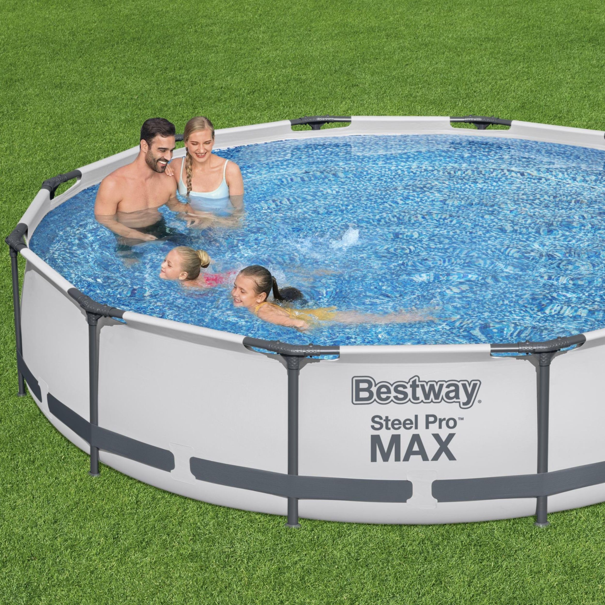 Bestway Zwembad steel pro max set rotondo 3