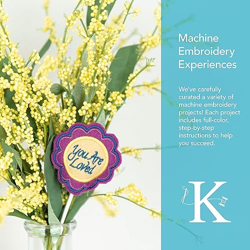 Miniatura 6 de Kimberbell Paquete de fieltro de otoñoinvierno, kit de adornos para manualidades, 11 hojas de fieltro de colores surtidos, hoja de fieltro no tejida