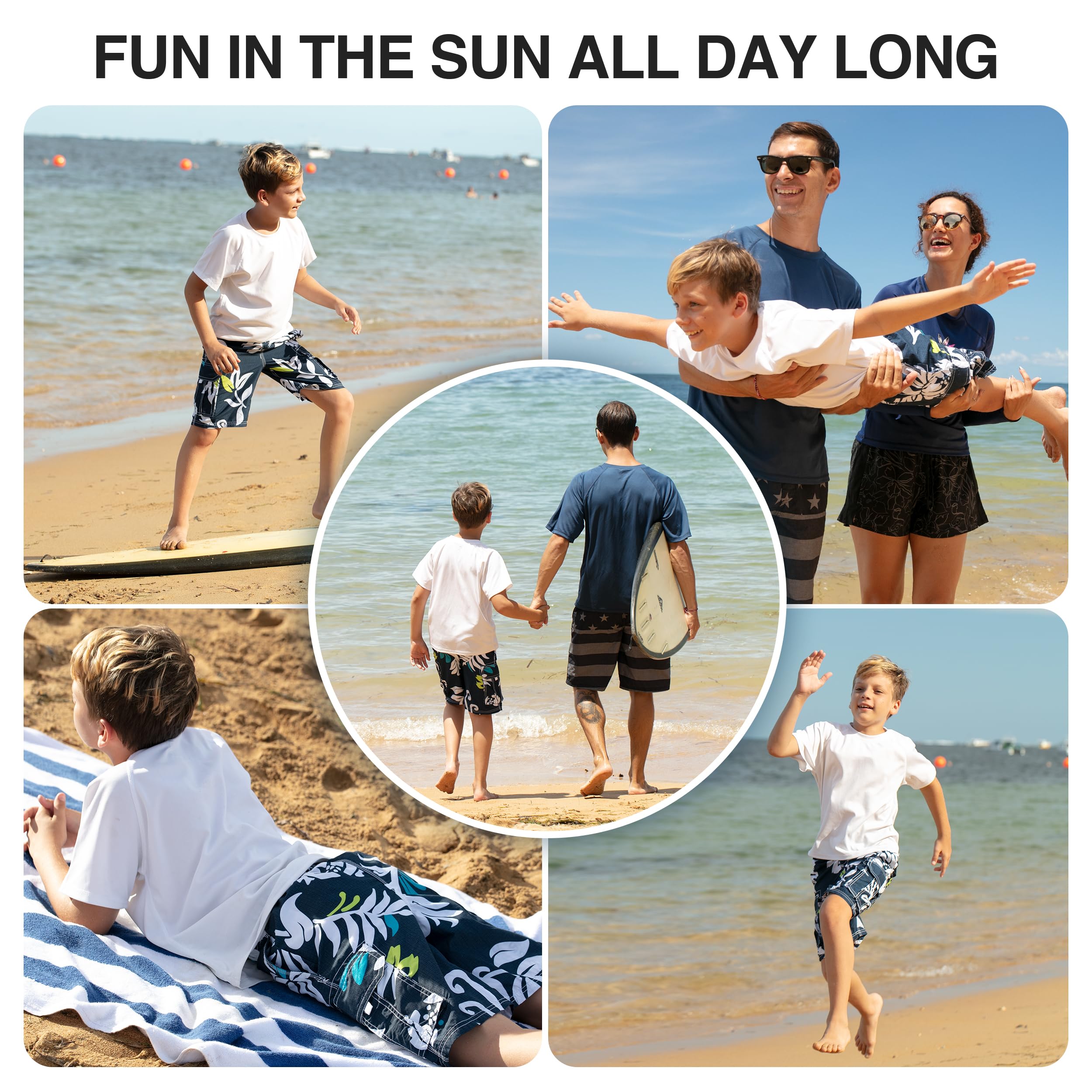 Kanu Surf Boys' Oahu Swim Trunk