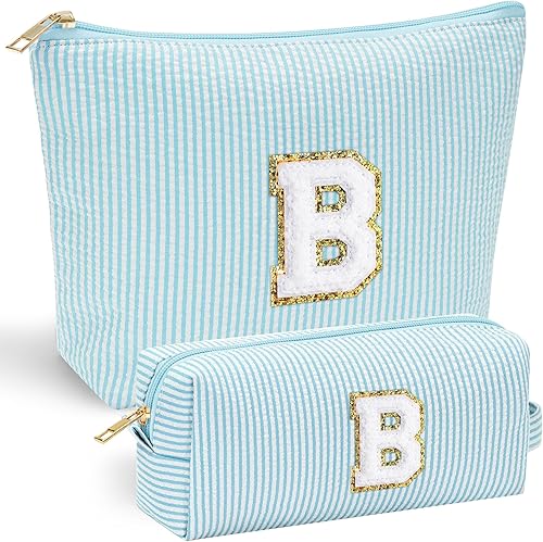 Miniatura 35 de YOOLIFE Regalos del Día de la Madre para Mujeres Bolsa de Maquillaje Inicial 2 Bolsa de Cosméticos Bolsa de Maquillaje de Viaje Regalos