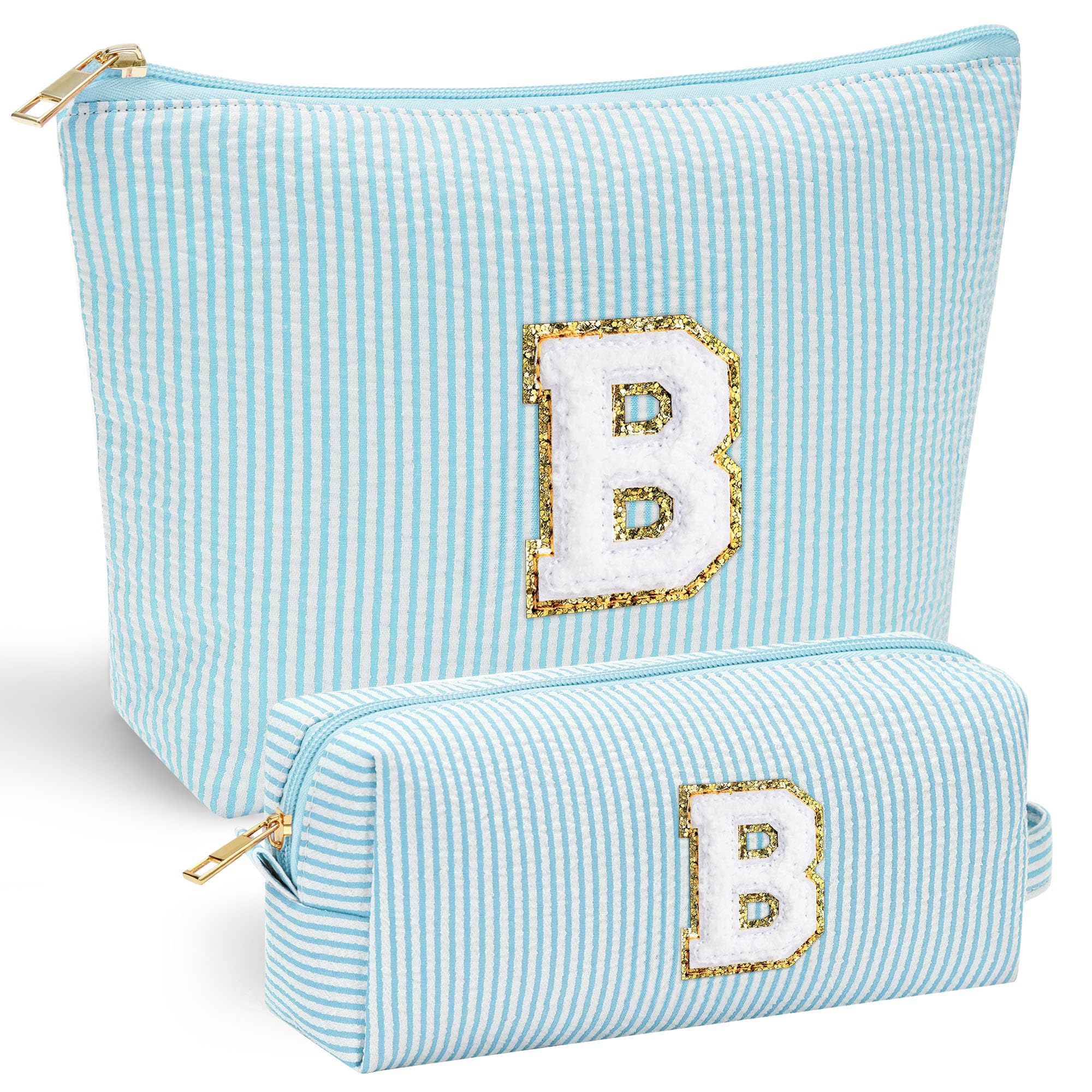 YOOLIFE 2 Travel Makeup Bags for Women - Cute Makeup Bag Makeup Bag Organizer Make Up Bag Travel Essentials Makeup Bag Personalized Gifts Friend Gifts