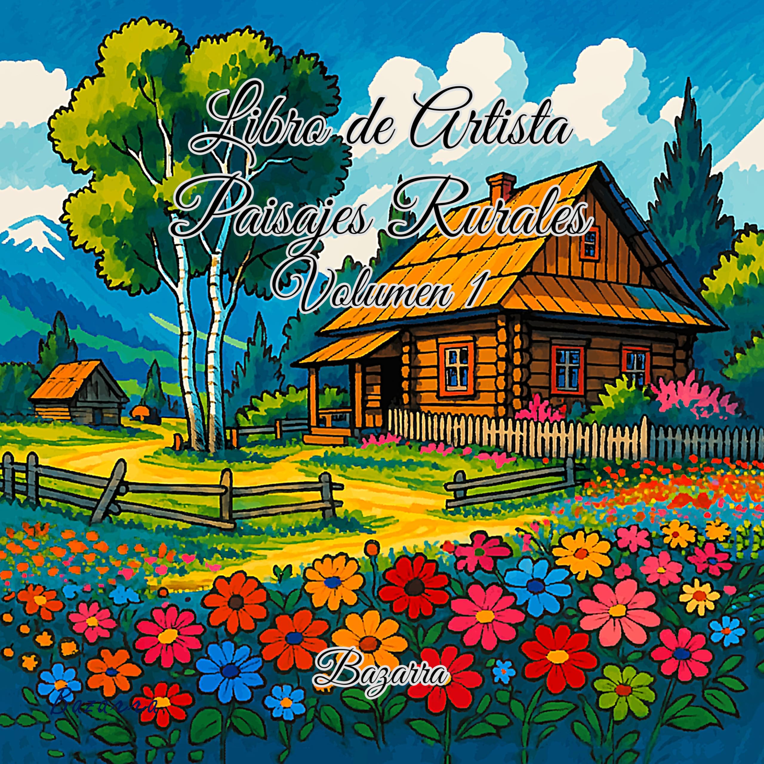 Libro de Artista Paisajes Rurales livre pour décorer salon