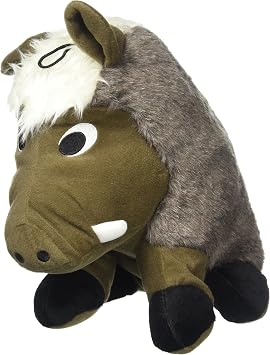 PetLou Great China Colossal Warthog Plush Dog Toy, 14"