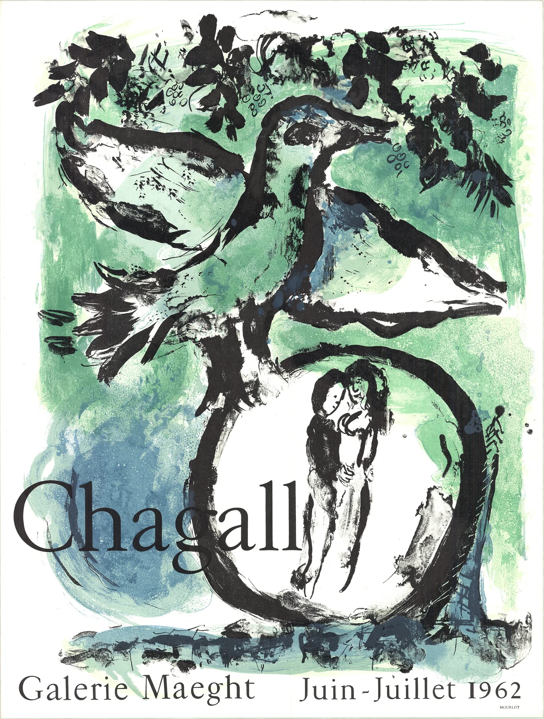 MARC CHAGALL 1962 LITHOGRAPH アートプリント