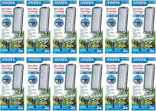 Marina Slim Filter Carbon Plus Ceramic Cartridge, 36-count