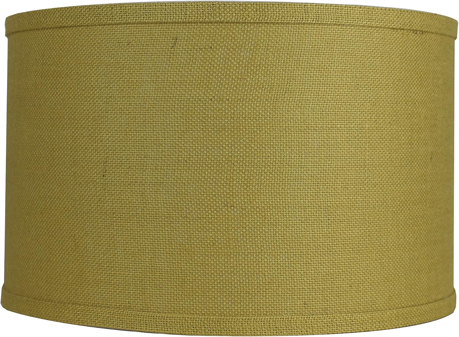 Urbanest Classic Drum Burlap Lampshade, 8-inch by 8-inch by 7-inch, Tangerine