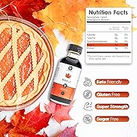 Vista 6 de Dolce Flav Extracto de arce de 1 galón – Kosher, sin azúcar, rico sabor concentrado de arce para hornear, café y postres