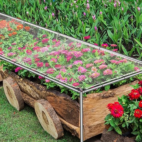 Miniatura 3 de Lonas transparentes de PVC resistente al agua, a prueba de polvo, anti-UV, antidesgarro, antienvejecimiento para invernadero, patio, jardín,