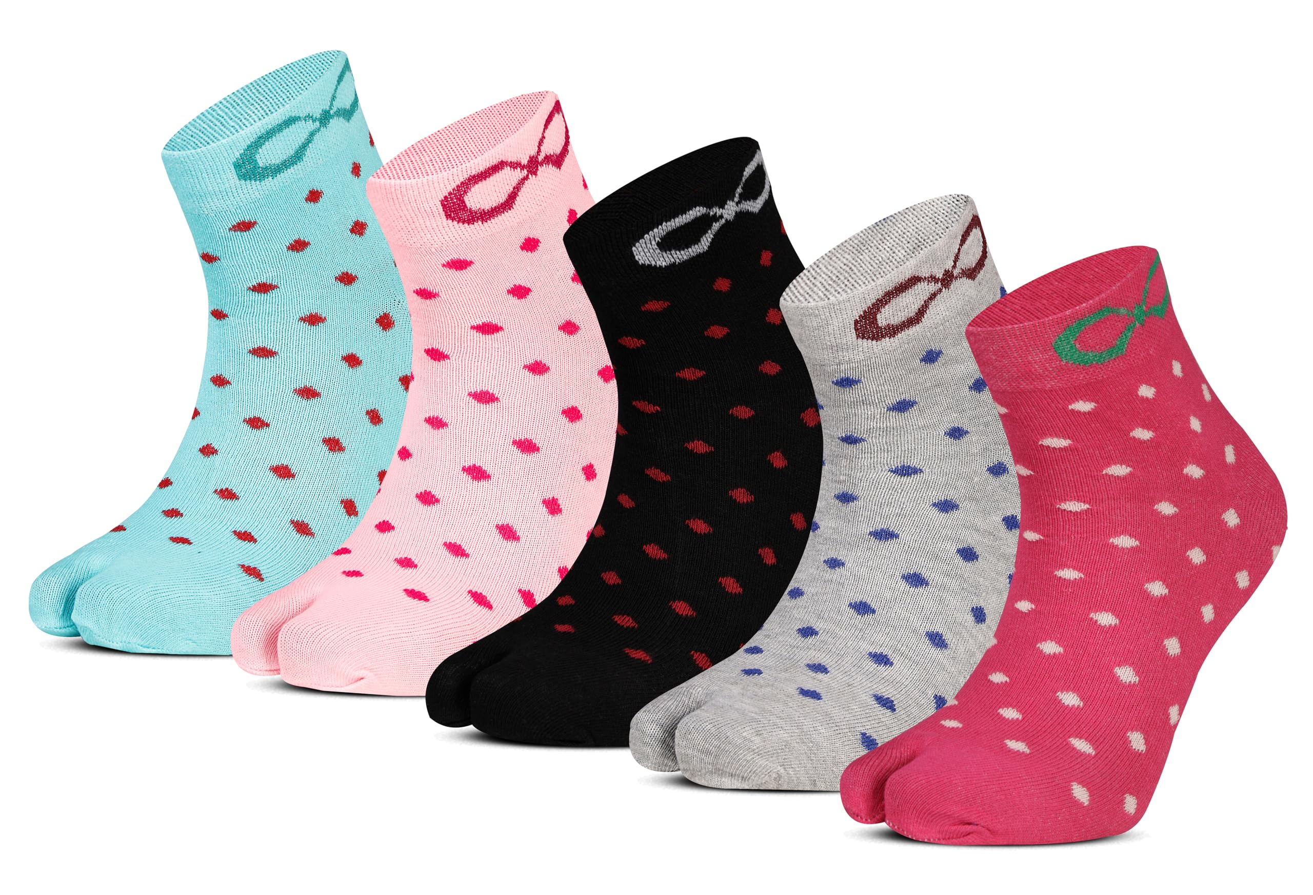 rc. royal class Women's Ankle Cotton Thumb socks (pack of 5 pairs)(Multicolored, Free Size)-picture-47