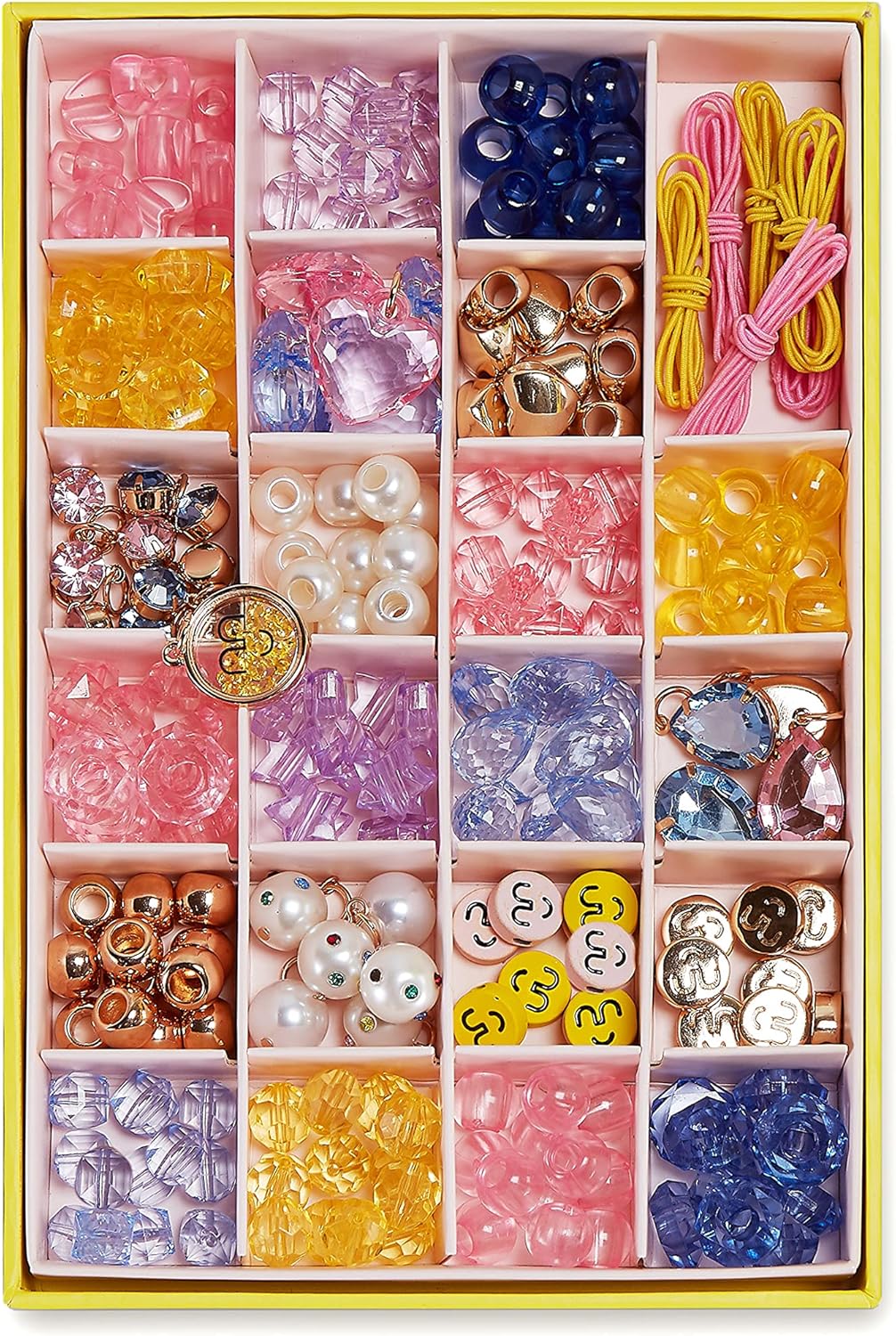 Super Smalls Make It Super DIY Bead Kit for Kids | Colorful Beads & Charms for Jewelry Making, Crafting Parties & Personalized Gifts | Ages 4+