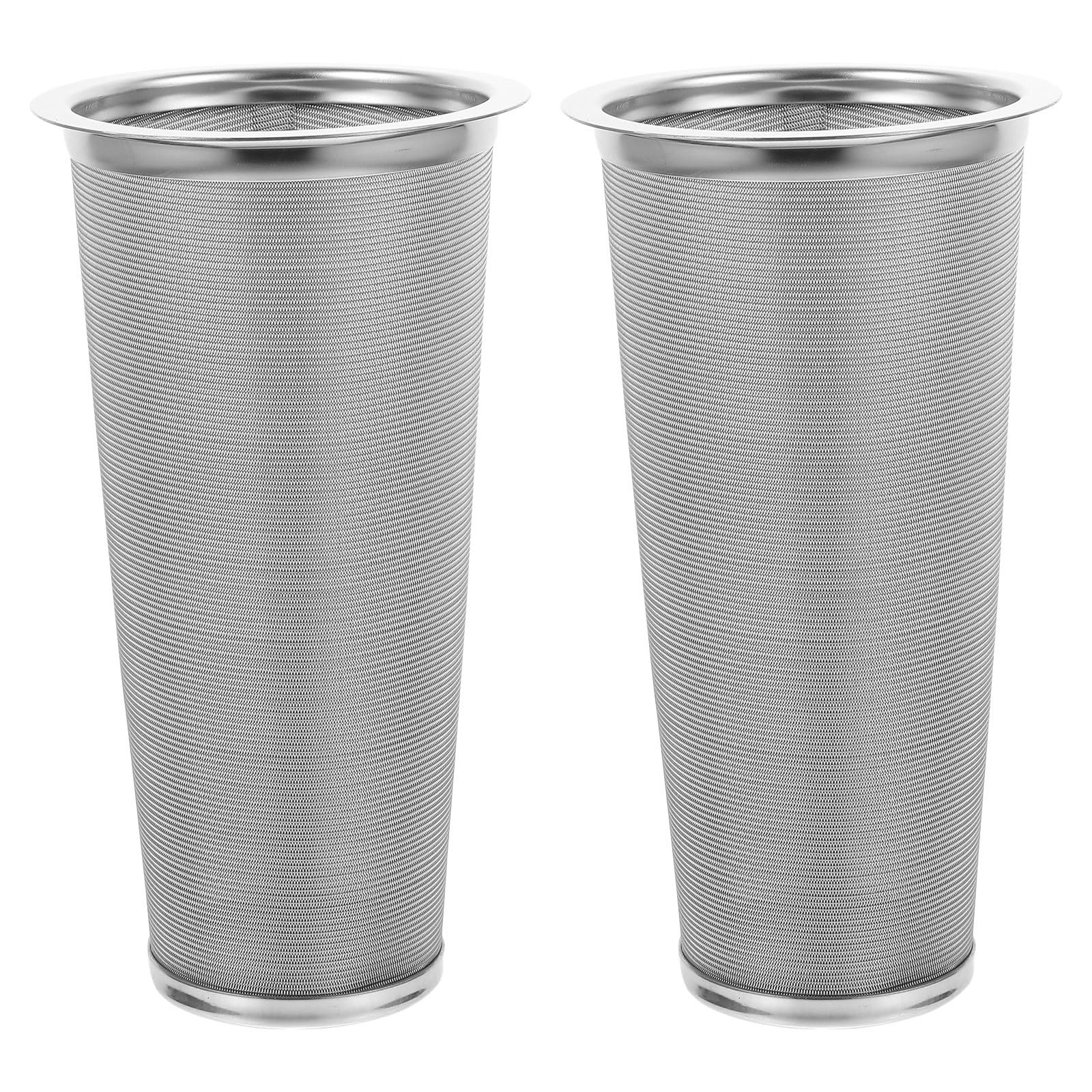 Mikinona Kraftstofftankfilter Kraftstoffsystem Schutzfilter 2 Stück aus Edelstahl Rostfrei mit Konischem Filtersieb für Industrielle und Automotive Anwendungen