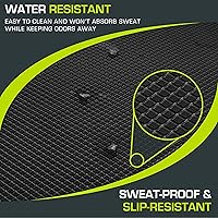Vista 4 de ProsourceFit Exercise Balance Pad, Non-Slip Cushioned Foam Mat & Knee Pad for Fitness and Stability Training, Yoga, Physical Therapy
