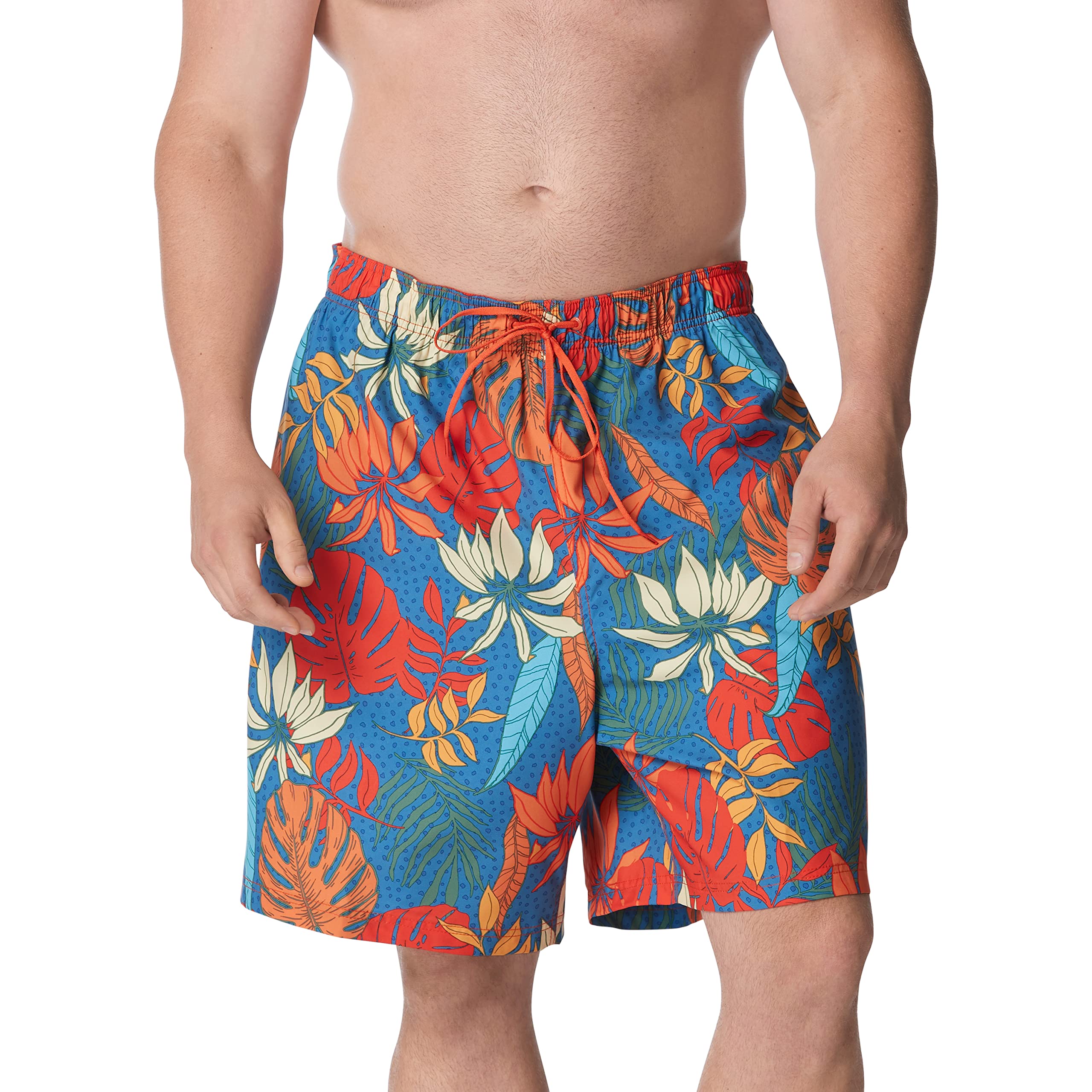 Speedo Men's Big & Tall Swim Trunk-Long Length Board Shorts
