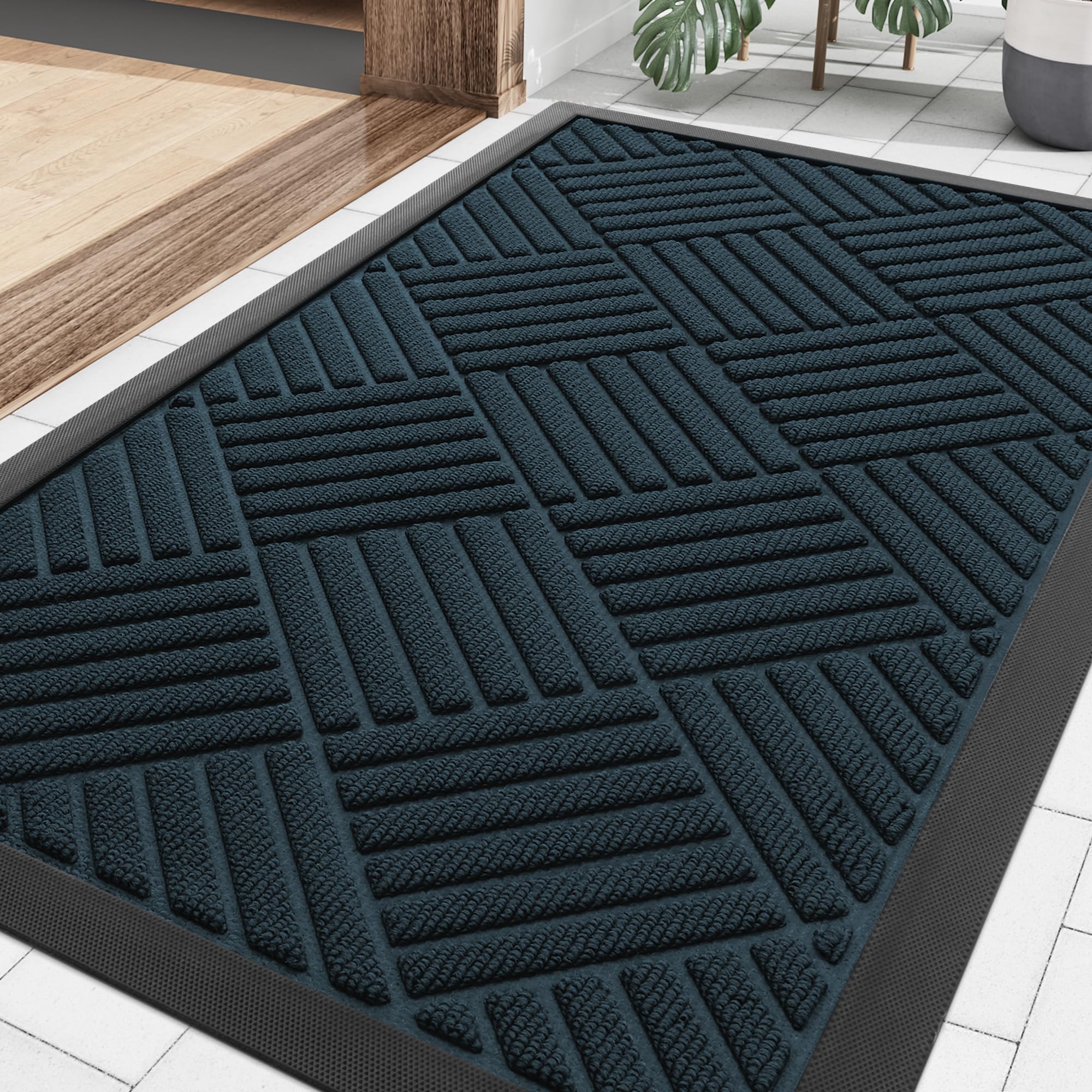 Smiry Front Door Mat - Durable Outdoor Doormat -26