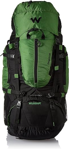 Wildcraft 65 ltrs Green Hiking Backpack (Gangotri Plus Green)