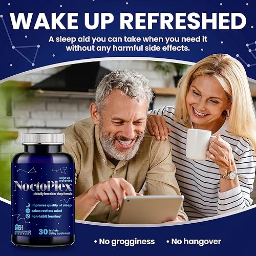 Miniatura 5 de CALMPOSURE Píldoras para aliviar el estrés situacional + NoctoPlex Alivio rápido del estrés situacional y los sentimientos de ansiedad, suplemento