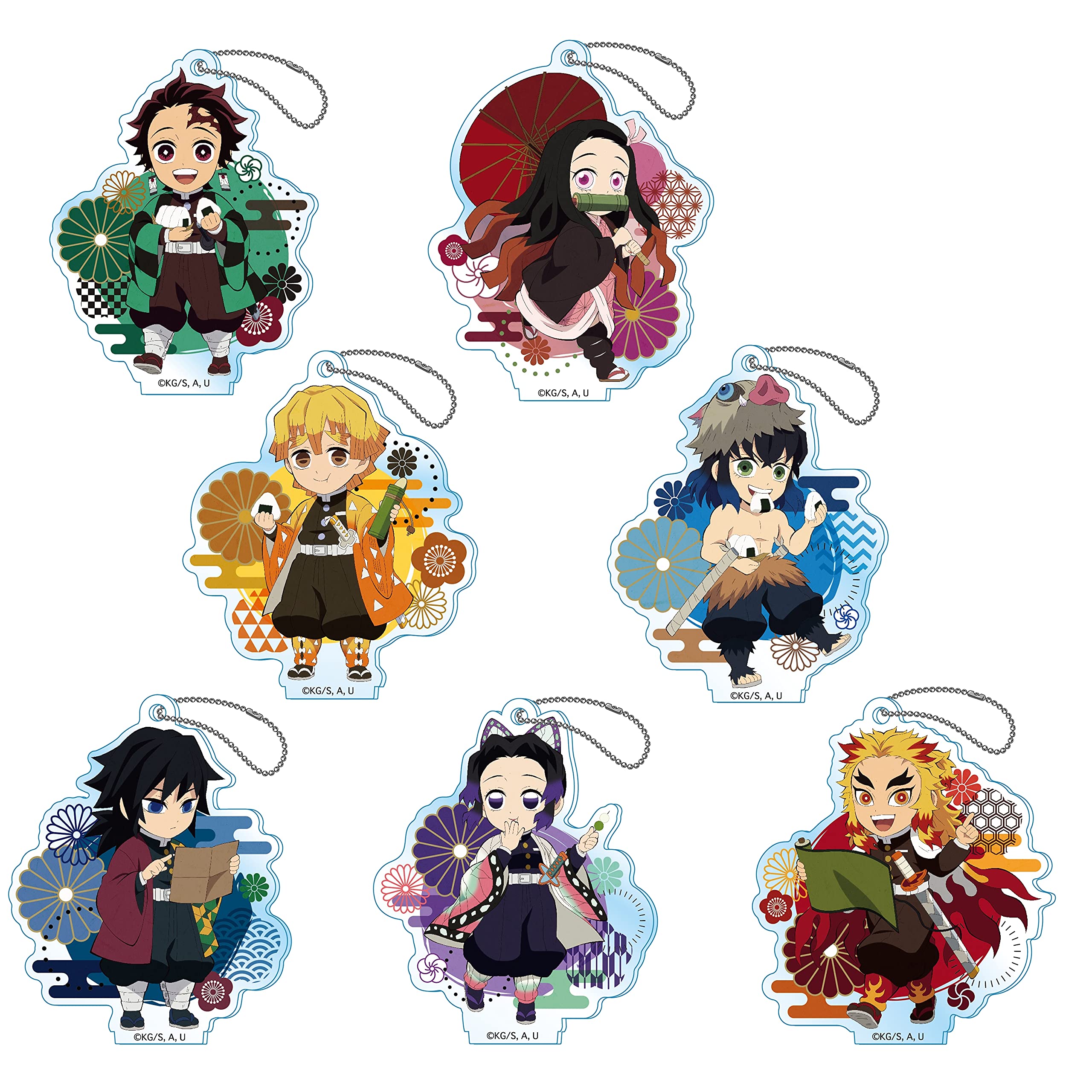 Amazon.co.jp: 鬼滅の刃 街道歩きシリーズ アクリルキーチェーンvol.1