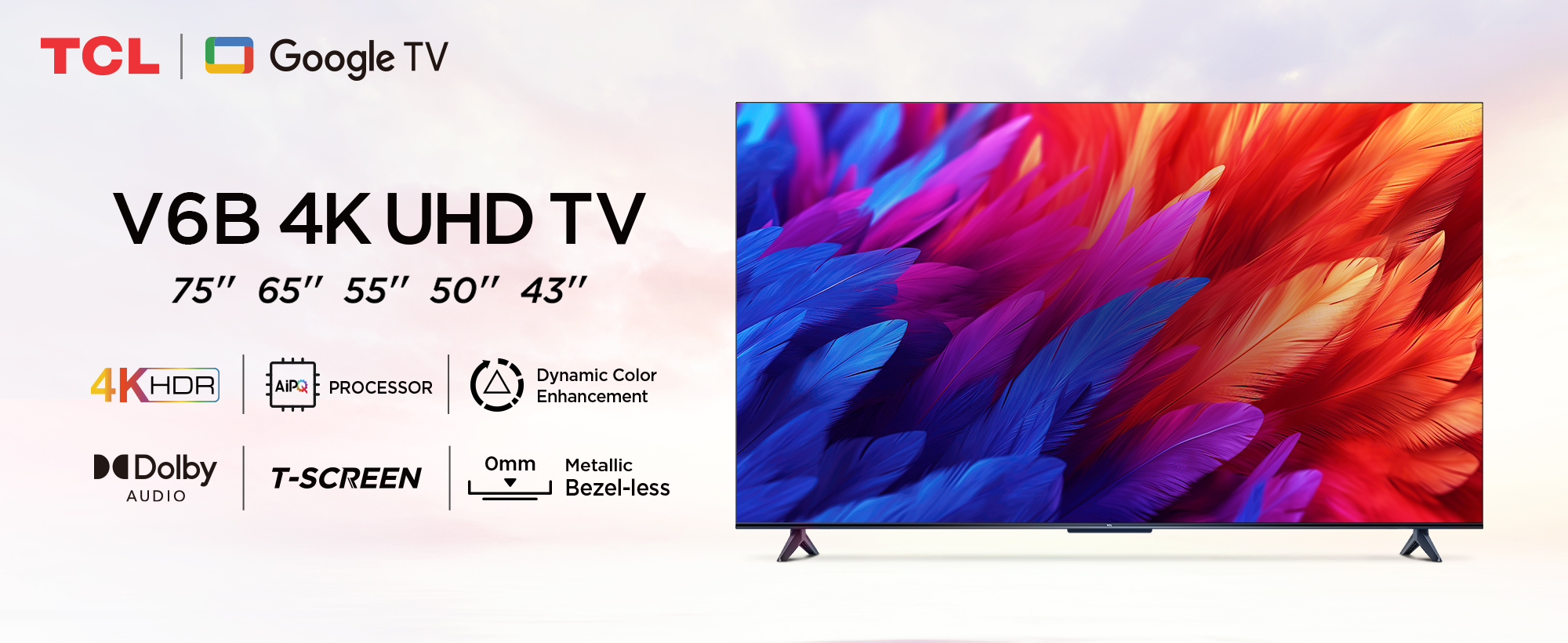 TCL 139 cm (55 inches) Metallic Bezel-Less Series 4K Ultra HD