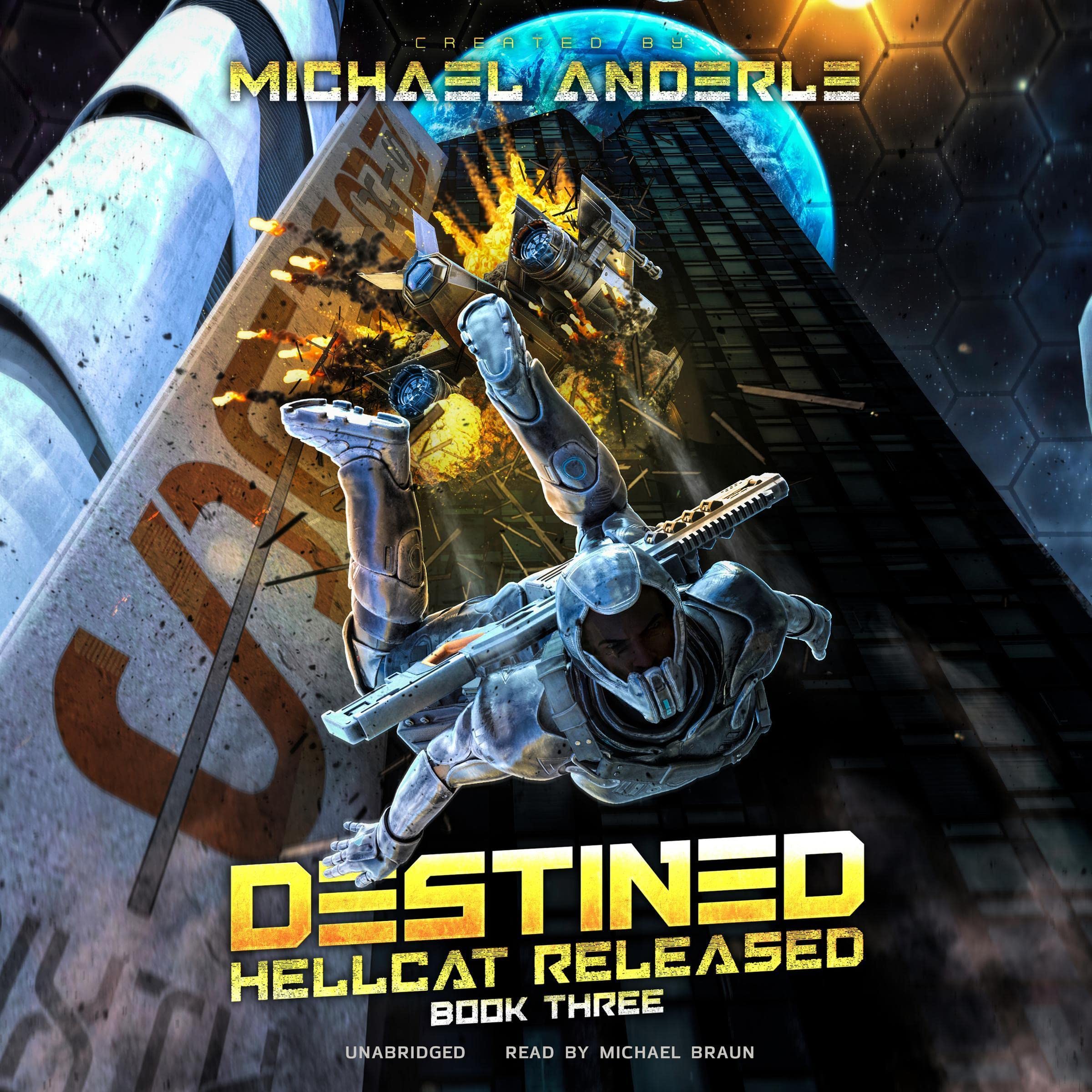 Cover art for Destined: The Hellcat Released Series, Book 3