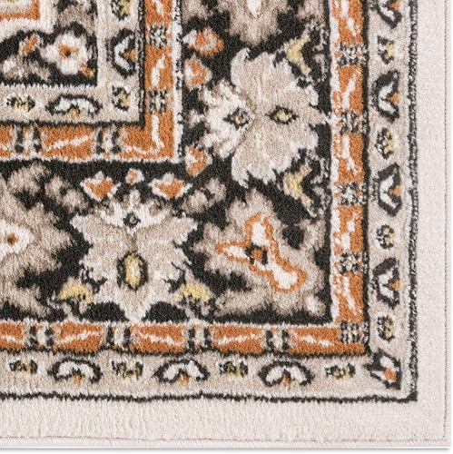 Miniatura 109 de Home Dynamix Premium Sakarya - Tapete tradicional con borde y medallón, gris, tapete rectangular de 7 pies 8 pulgadas x 10 pies 7 pulgadas Azul