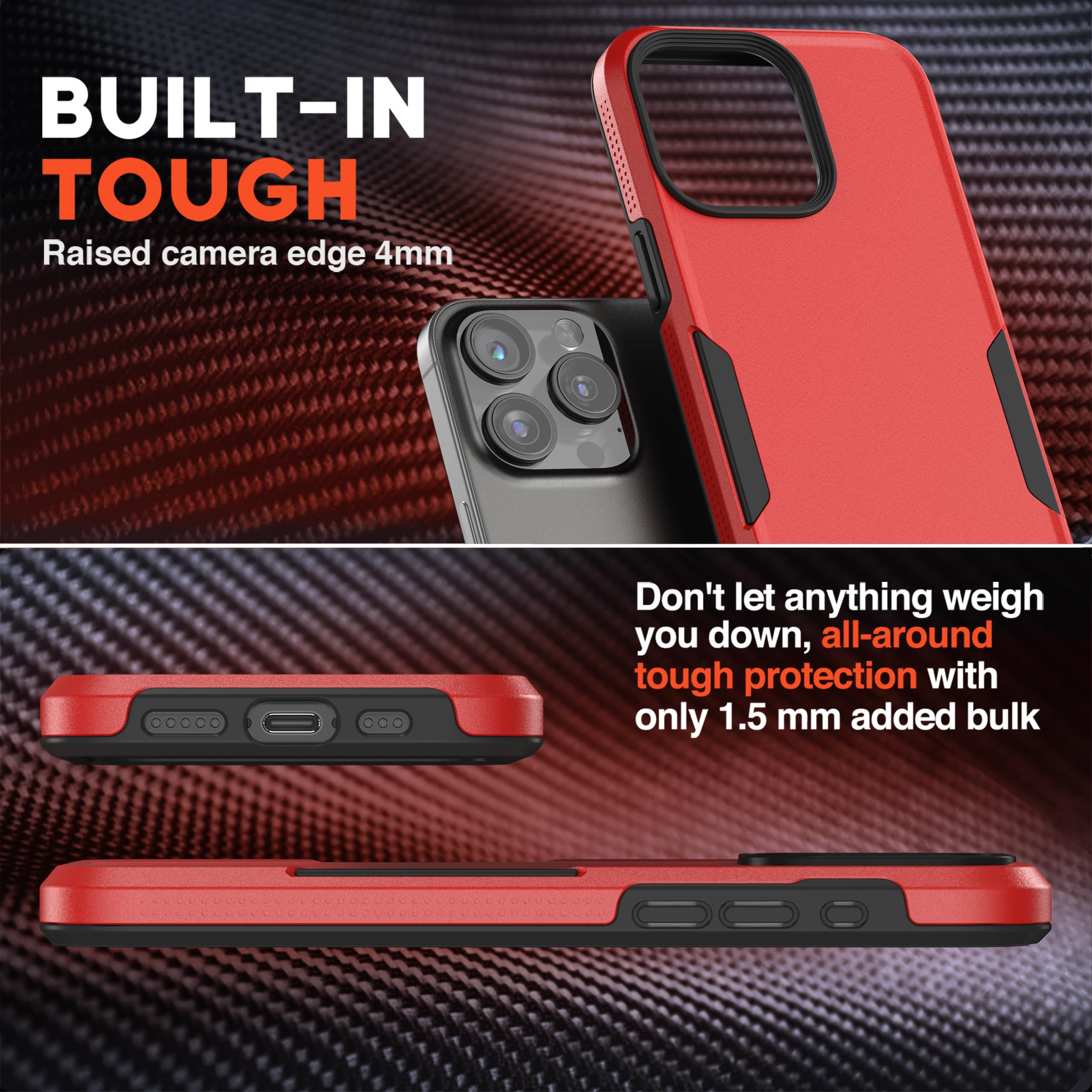 NTG Shockproof Designed For IPhone XR Case [2 Layer Structure Protection] [Military Grade Anti-Drop] Lightweight Shockproof Protective Phone Case For IPhone XR 6.1 Inch, Matte Translucent White