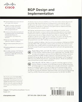 BGP Design and Implementation (Fundamentals)