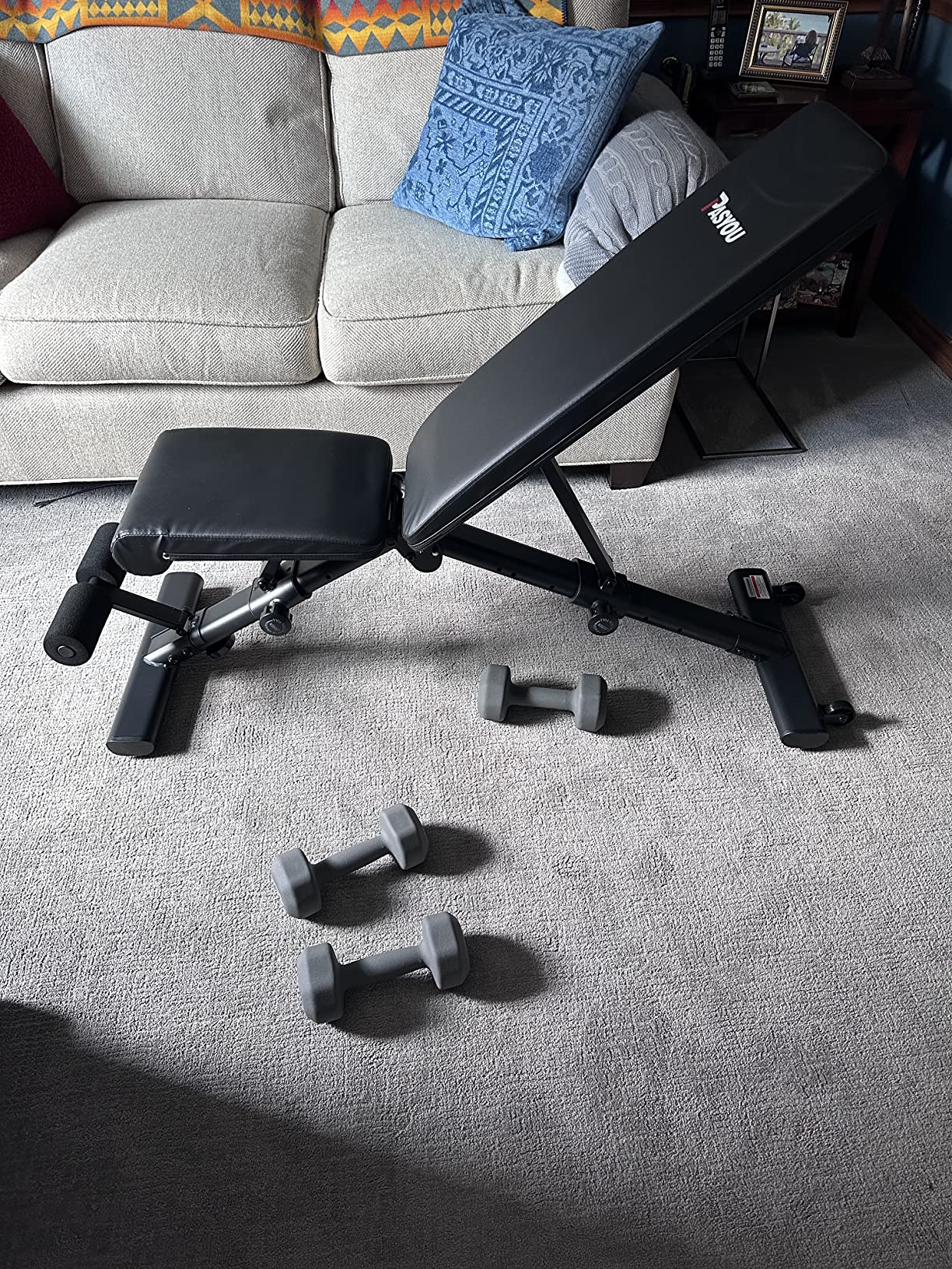 18/mo Finance PASYOU Adjustable Weight Bench Full Body Workout Multi