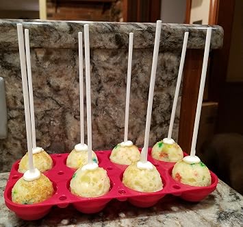 Silicone Snowflake Mold Set: Snowball Cake Pops, Candy Molds, and Christmas Ice Cube Molds- Heat Safe BPA Free Silicone Meets European Standards, Exceeding FDA (Christmas Red) (1)