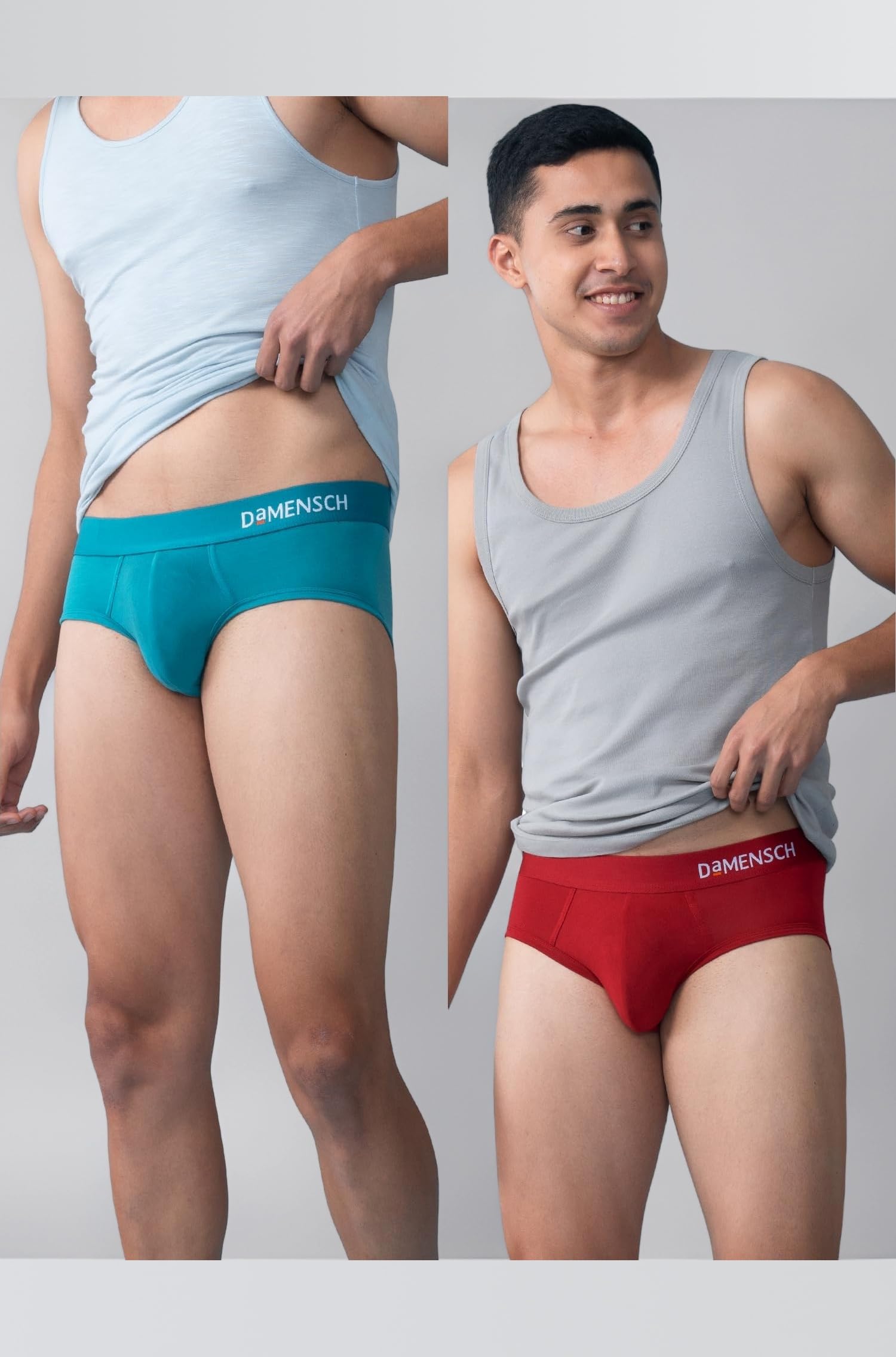 DAMENSCH Men's Regular Fit Solid Brief