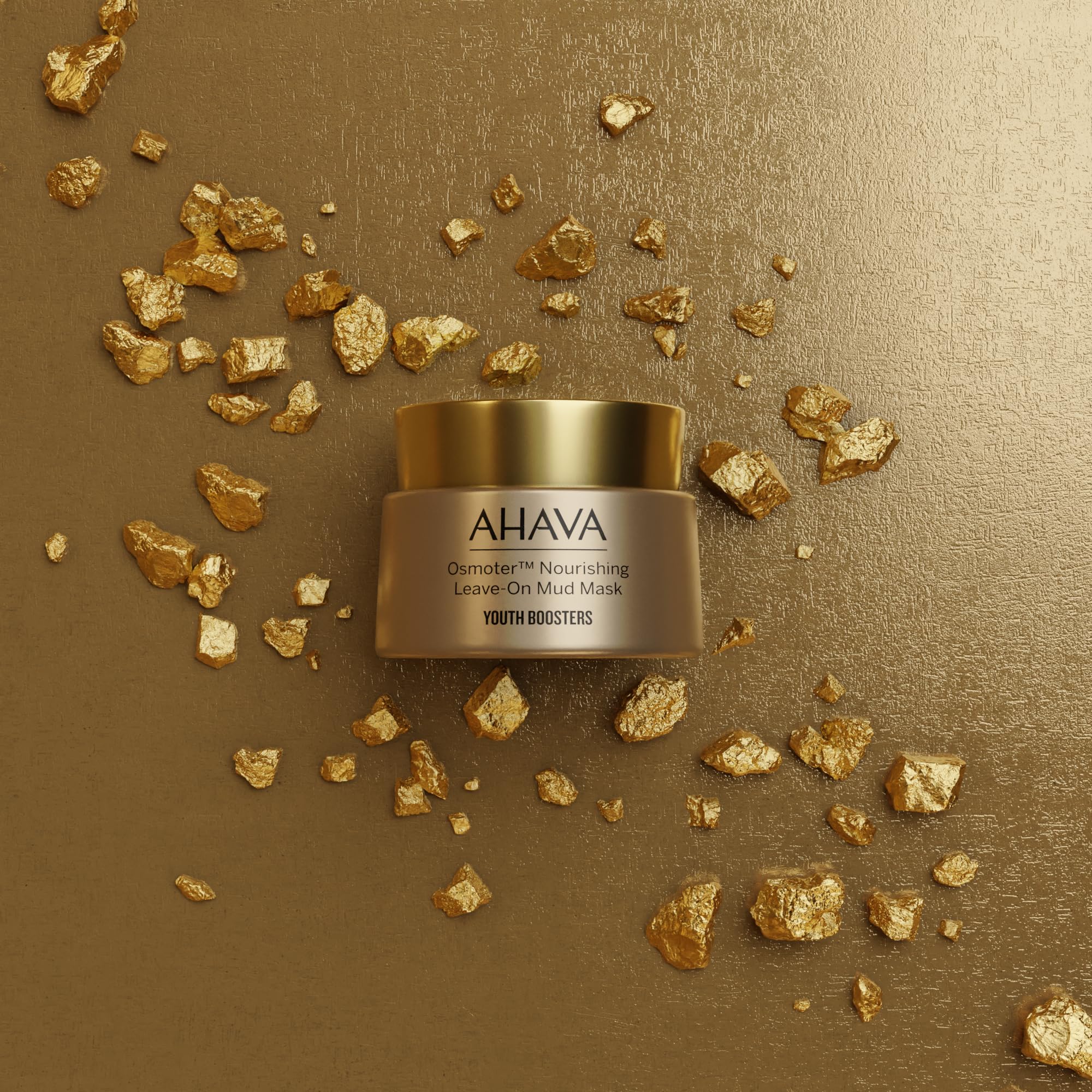 AHAVA Osmoter, Nourishing Leave-On Mud Mask 50ml – Hydrating & Purifying Face Mask with Dead Sea Minerals, Dead Sea Mud & Sea Buckthorn Oil – Restores Skin Barrier & Revives Glow