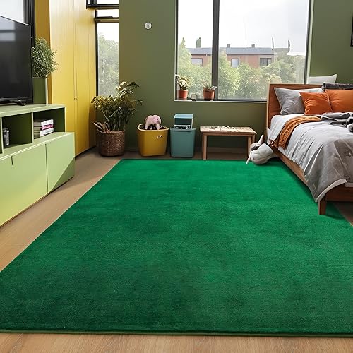 Vista 173 de JUNOVO - Alfombras de área ultra suaves de 3 x 5 pies, alfombras esponjosas para dormitorio, niños, niñas, bebés, sala de estar, suelo, cuarto