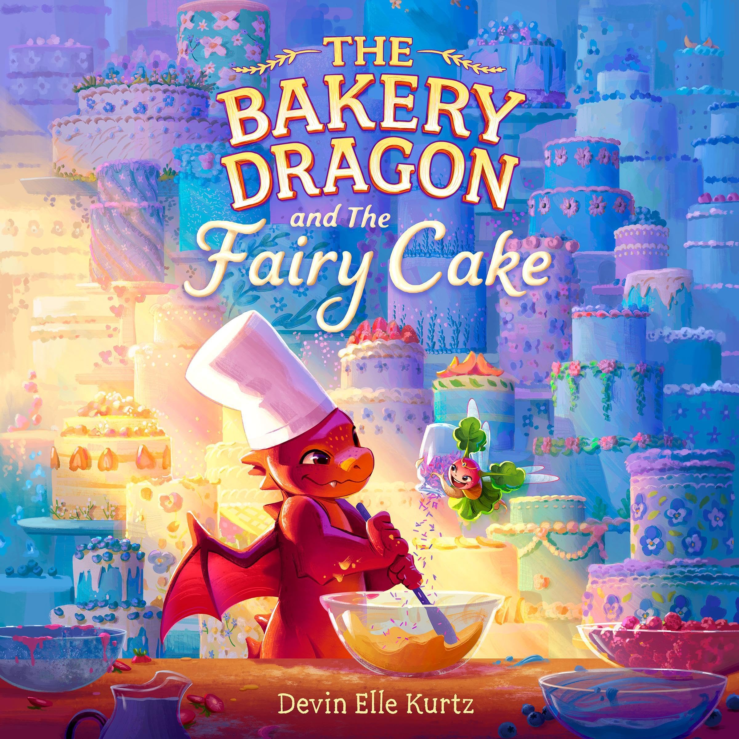 Cover art for The Bakery Dragon and the Fairy Cake