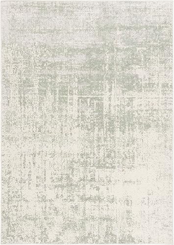 Miniatura 48 de SAFAVIEH Adirondack Collection Tapete de área XL, 12 x 15 pies, color crema y dorado, diseño abstracto moderno, no desprende pelusa y de fácil