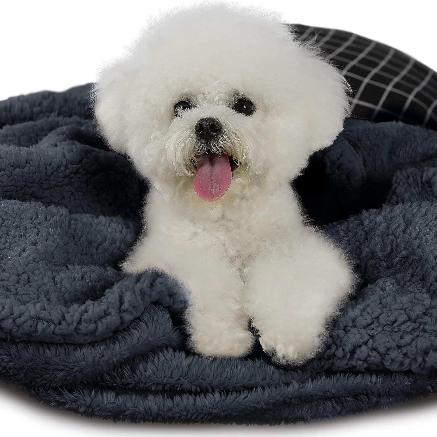 DOKEYWELL Waterproof Dog Blanket for Small, Medium, Large Dogs or Cats, Kitten, Puppy, Two-in-One Sherpa Fleece Blankets for Pets 40x50…