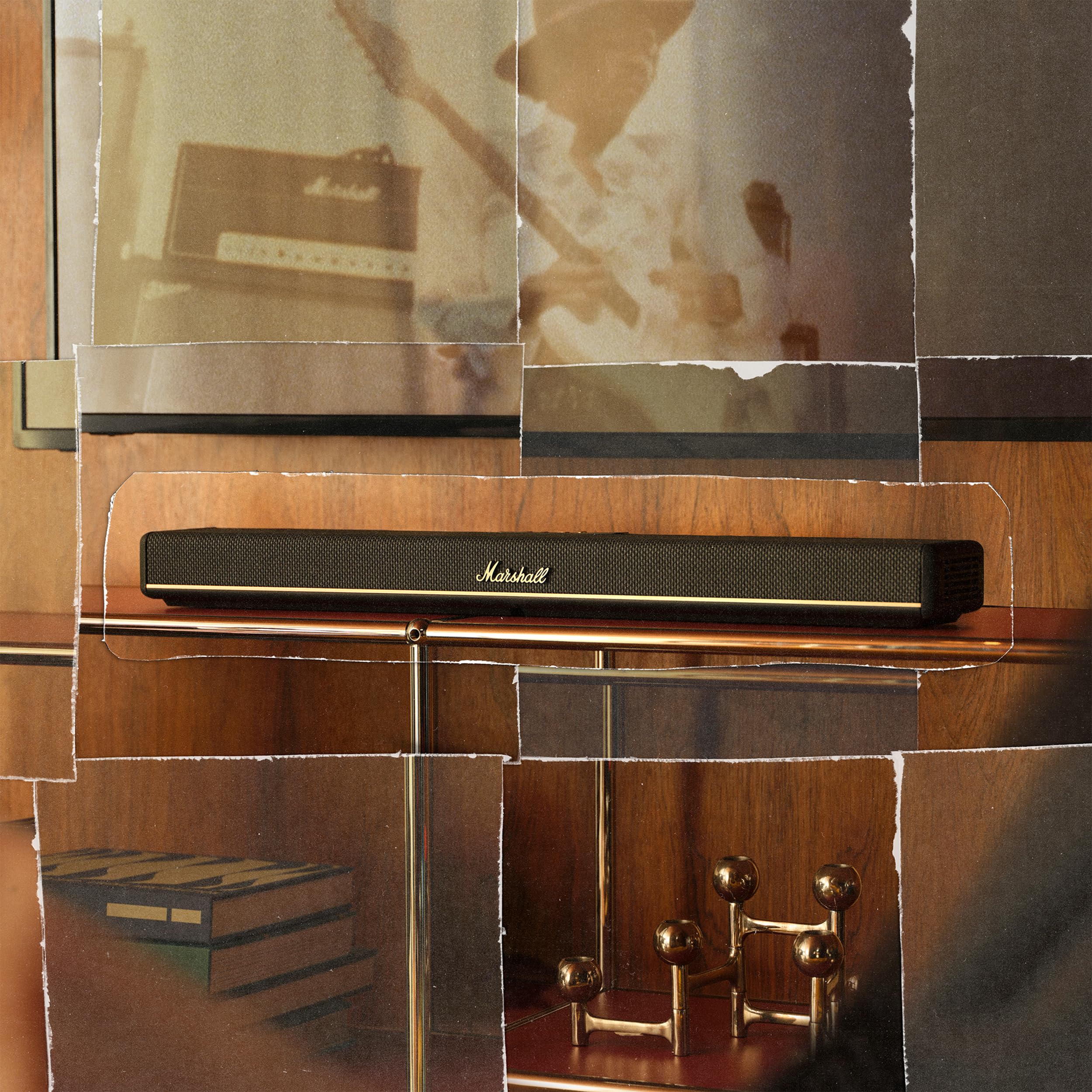 Marshall Heston 60 - Barra de sonido para TV, color negro