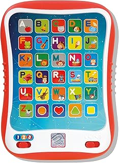Kids Learning Tablet Toy Learn ABCs Sounds Letters Shapes Music & Words 2 Year Old Interactive Toy Smart Alphabet Educational Toddler Learning Tablet
