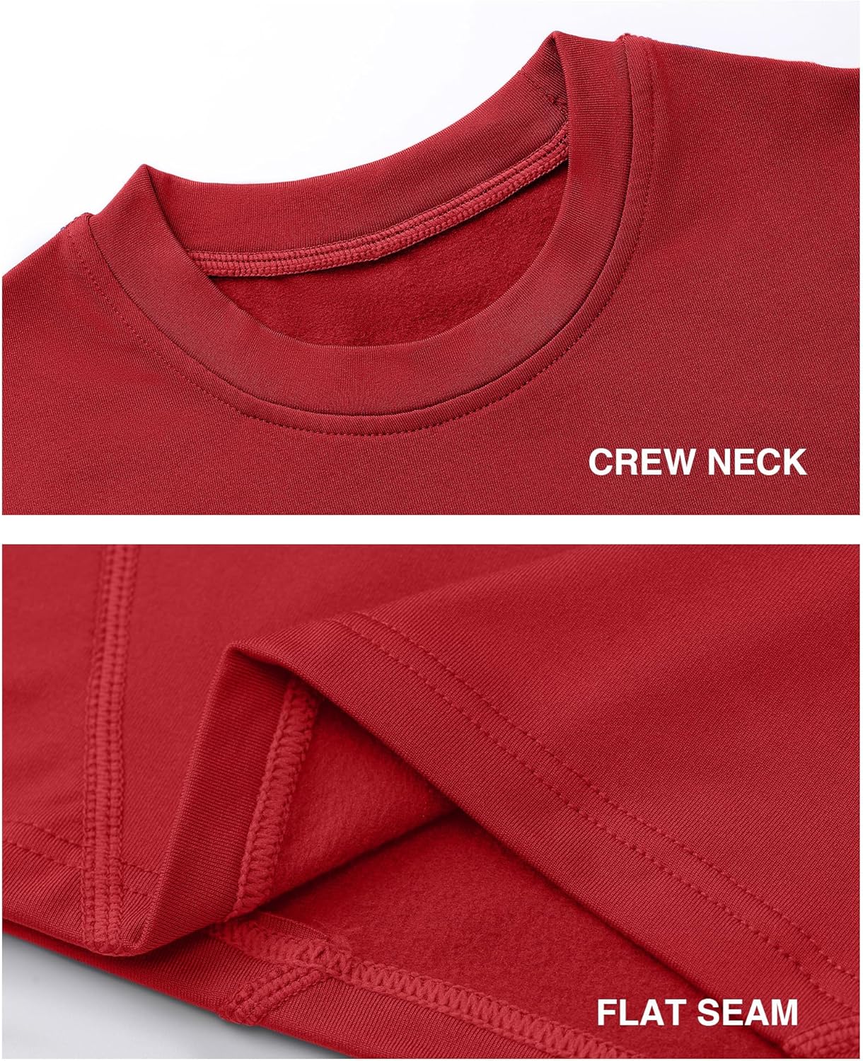 Runhit Youth Boys Compression Thermal Shirt Long Sleeve Quick Dry Fleece Undershirt Kids Baseball Football Base Layer - Image 6