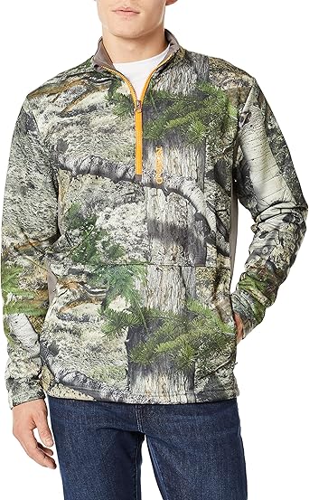 camo fleece jacket men's