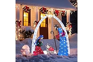 Outdoor Nativity Set Lighted Christmas Decorations
