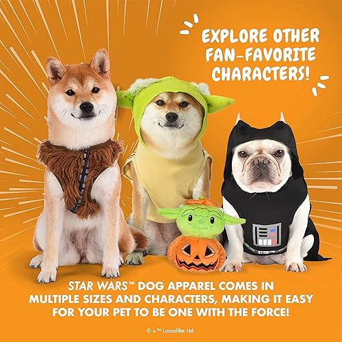 Miniatura 6 de Star Wars Yoda - Disfraz para perros, pequeño (S)  Con capucha y cómodo disfraz de perro, Yoda verde, para todos los perros  Disfraz de perro para