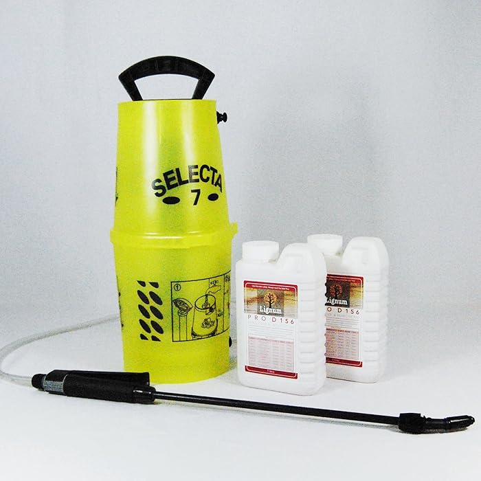 Buy 2 X 1L LIGNUM PRO D156 Concentrated Woodworm & Dry Rot Killer Wood