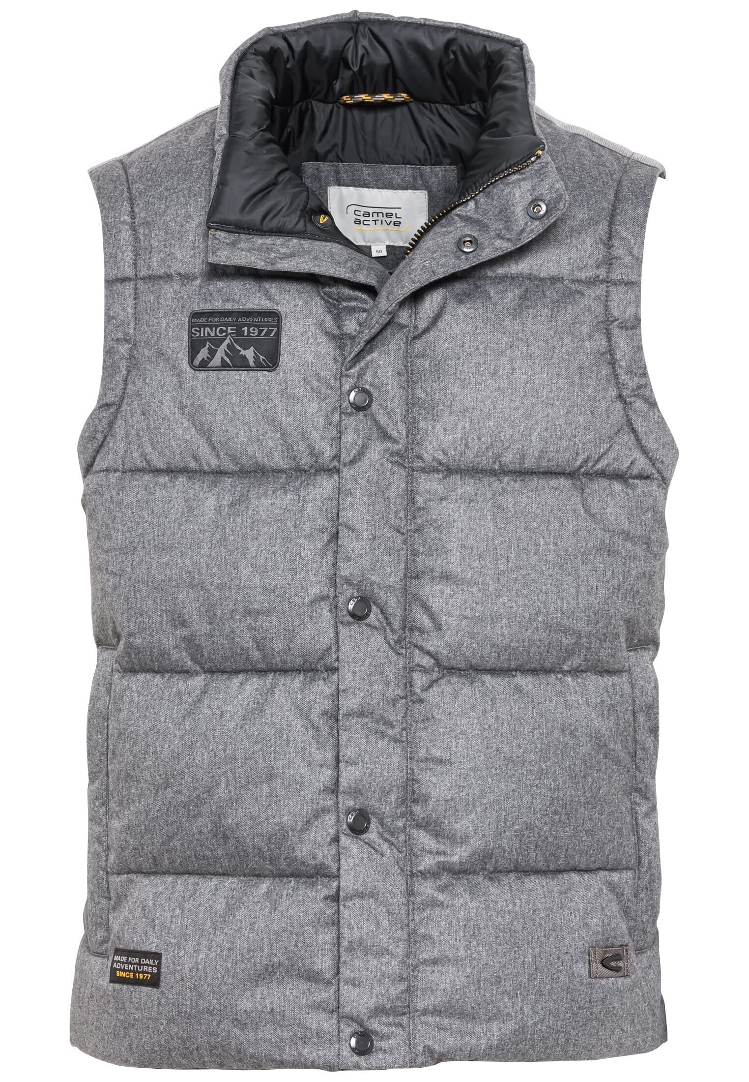 Camel Active Men's Stone Gray Vest
