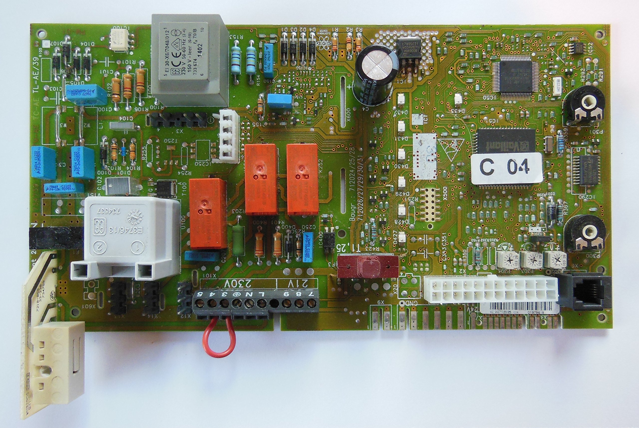 Vaillant 150217930Bdwr Turbomax Pcb 0020034604