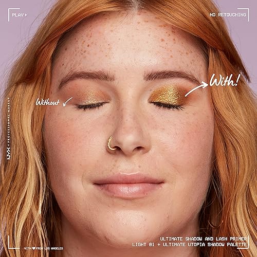 Miniatura 10 de NYX PROFESSIONAL MAKEUP Ultimate Shadow & Liner Primer, Light + Epic Ink Liner, negro (paquete de 2)