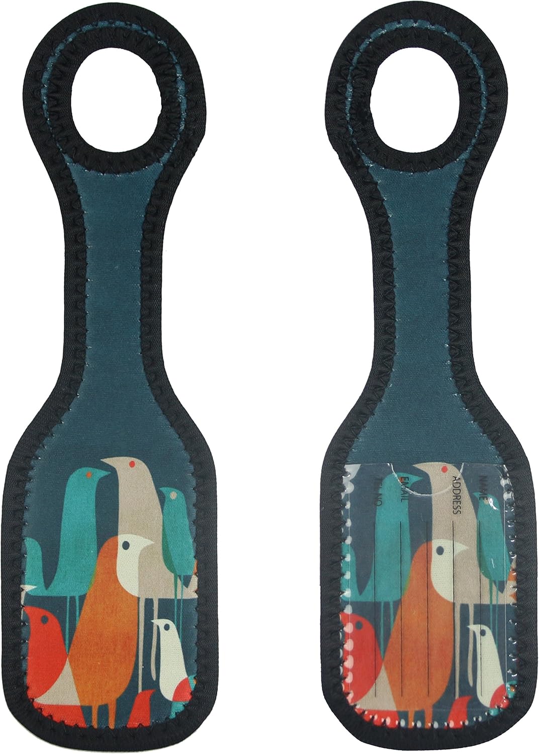  | Neoprene Designer Luggage Tags by ART OF TRAVEL - Birches | Luggage Tags