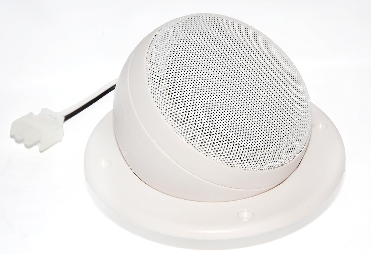 1 Factory Radio Adjustable Angle 3" Home RV Theater White Satellite Speaker - Ceiling Wall Mount
