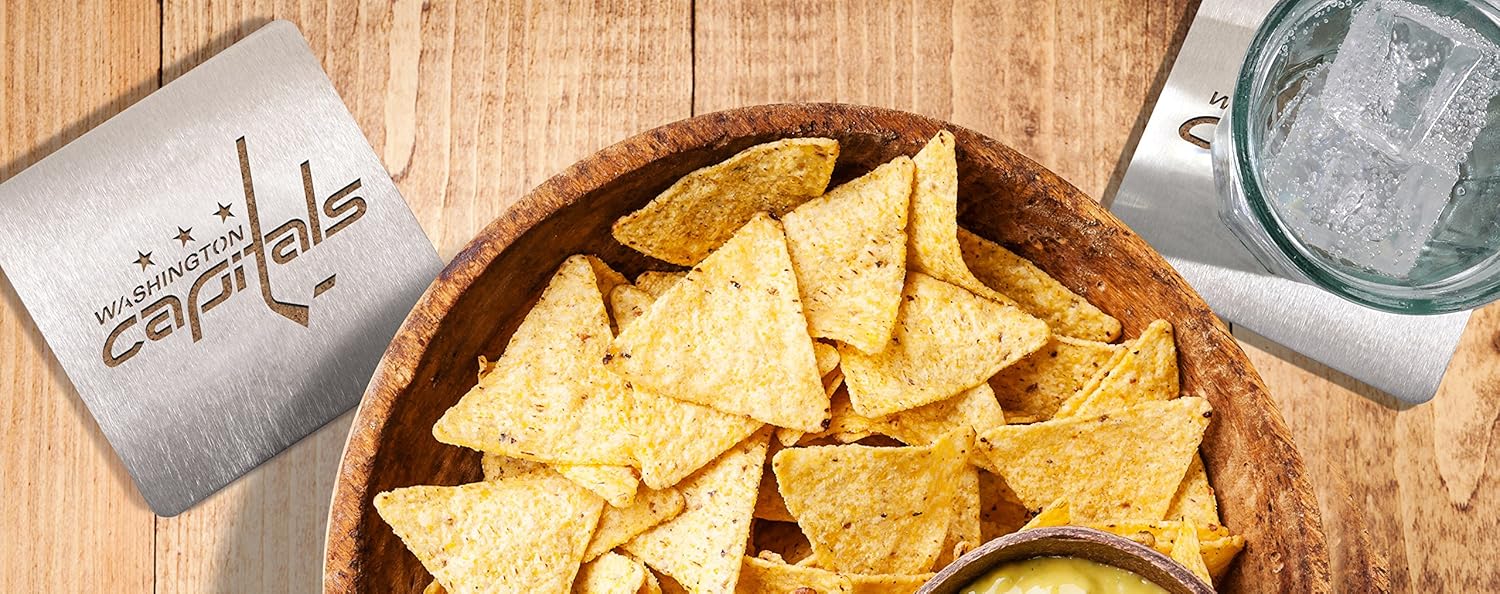 YouTheFan NHL Boasters Stainless Steel Drink Coasters - Image 2